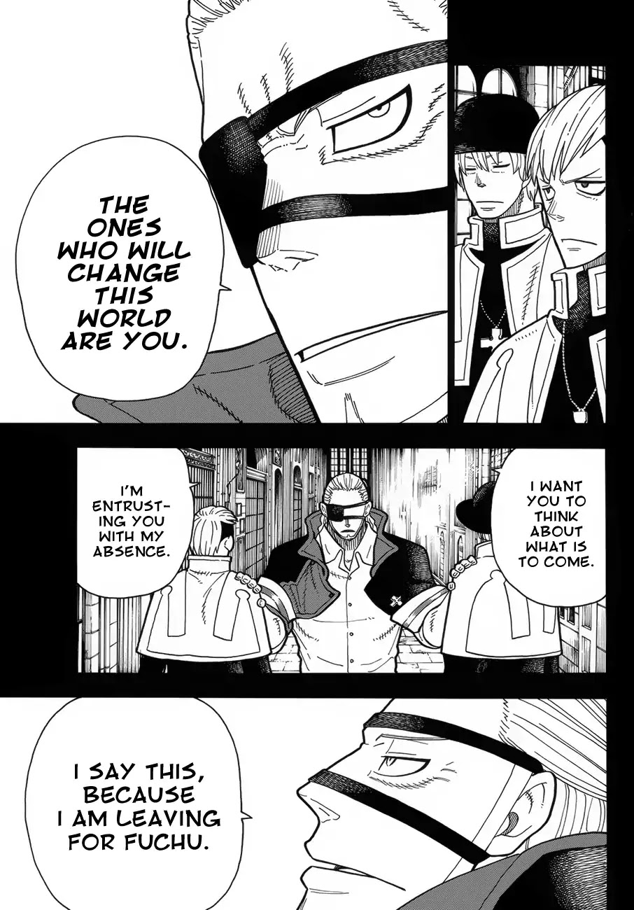 Enen no Shouboutai Chapter 197 page 16 - Chapter 197: Farewell
