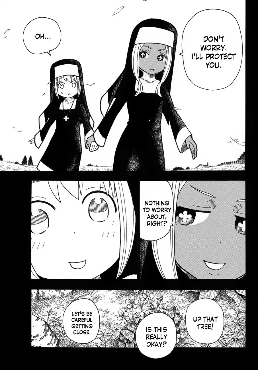 Enen no Shouboutai Chapter 198 page 13 - Chapter 198: Memories of a Flower Garden