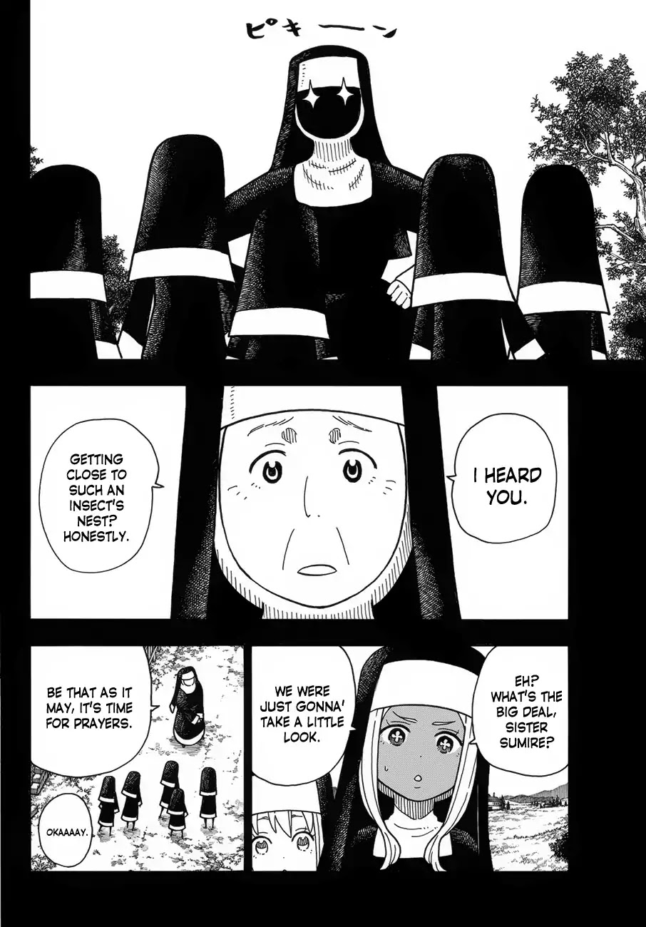 Enen no Shouboutai Chapter 198 page 14 - Chapter 198: Memories of a Flower Garden