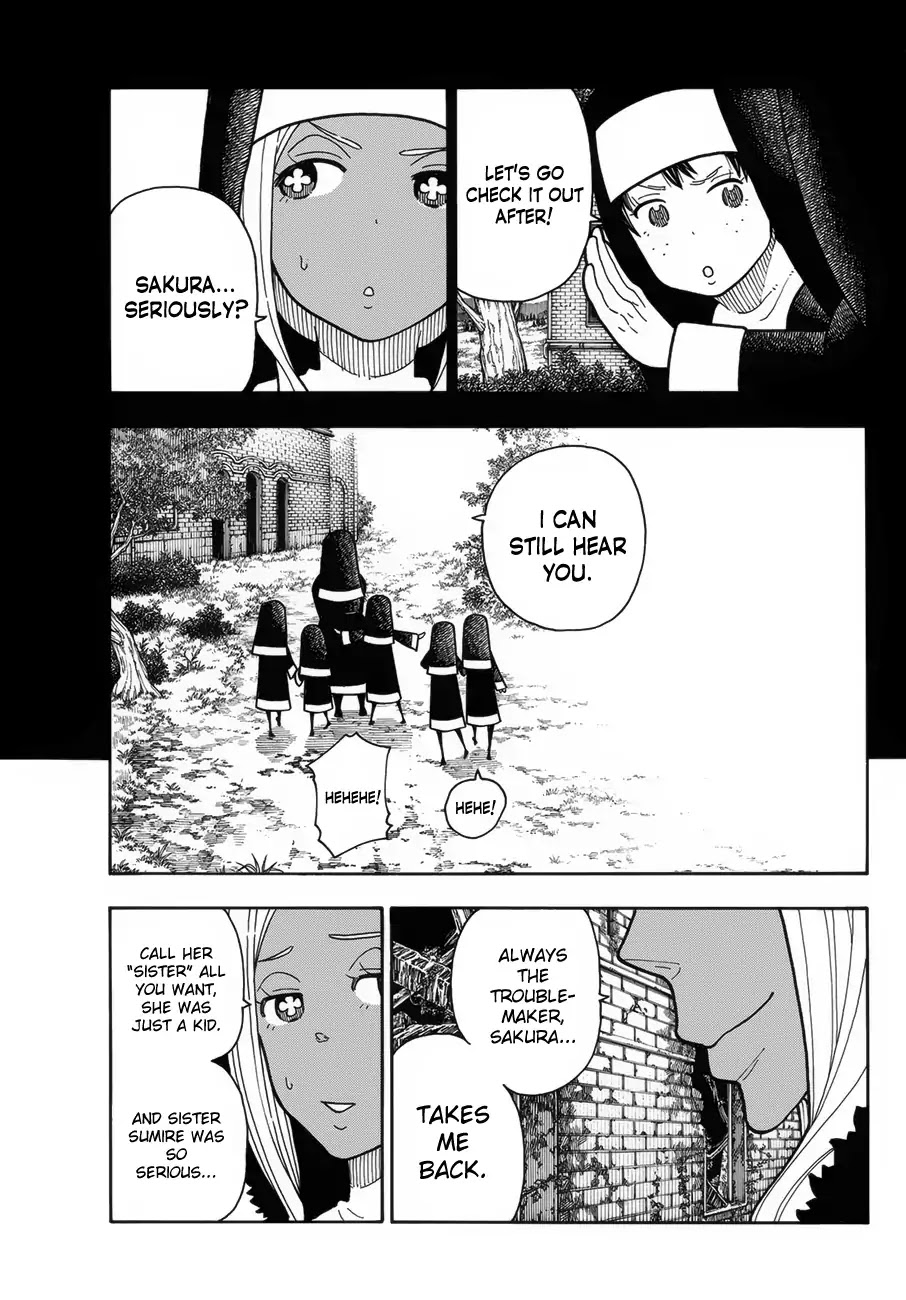 Enen no Shouboutai Chapter 198 page 15 - Chapter 198: Memories of a Flower Garden