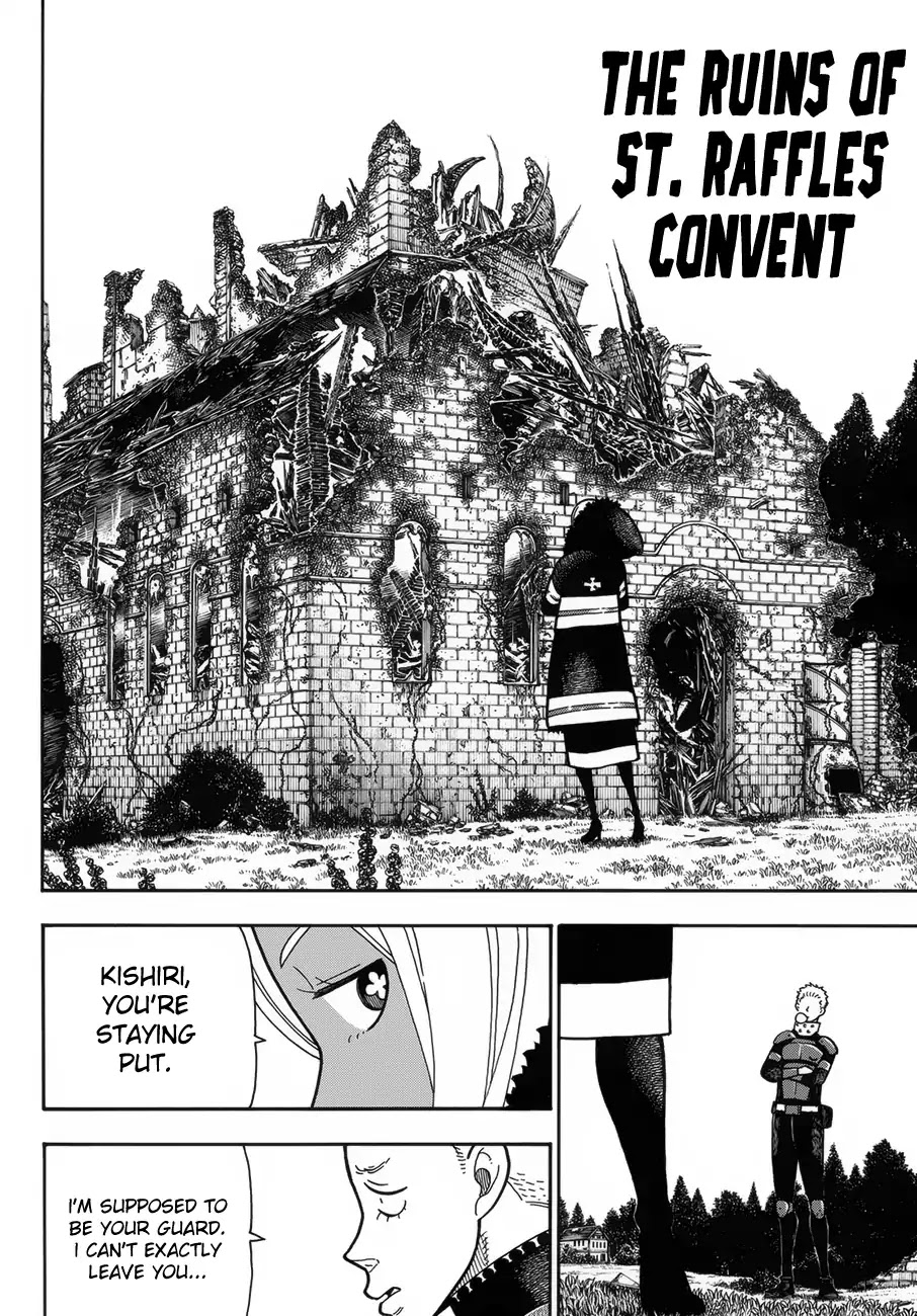 Enen no Shouboutai Chapter 198 page 8 - Chapter 198: Memories of a Flower Garden