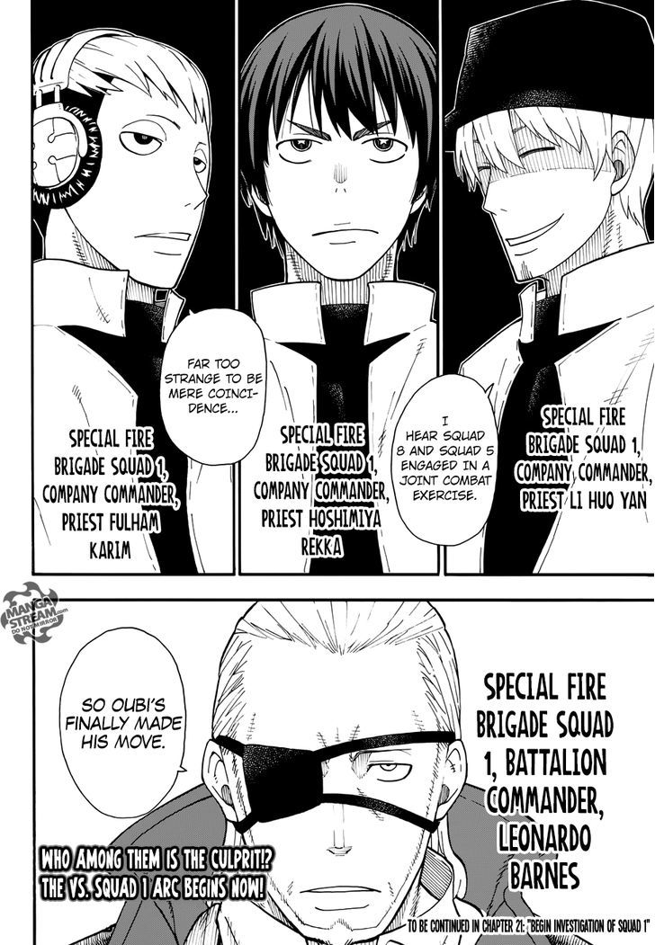 Enen no Shouboutai Chapter 20 page 19 - Chapter 20