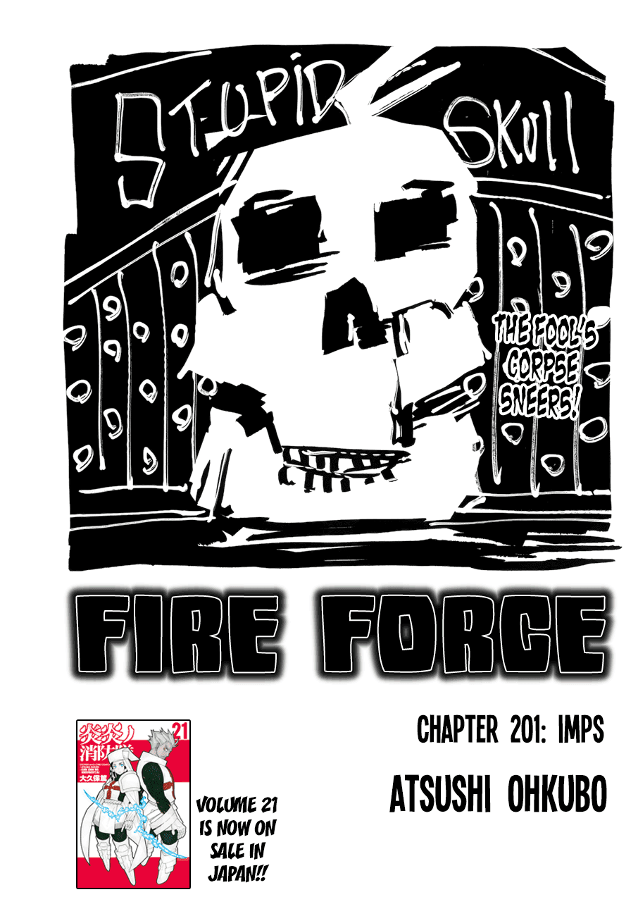 Enen no Shouboutai Chapter 201 page 1 - Chapter 201: Imps