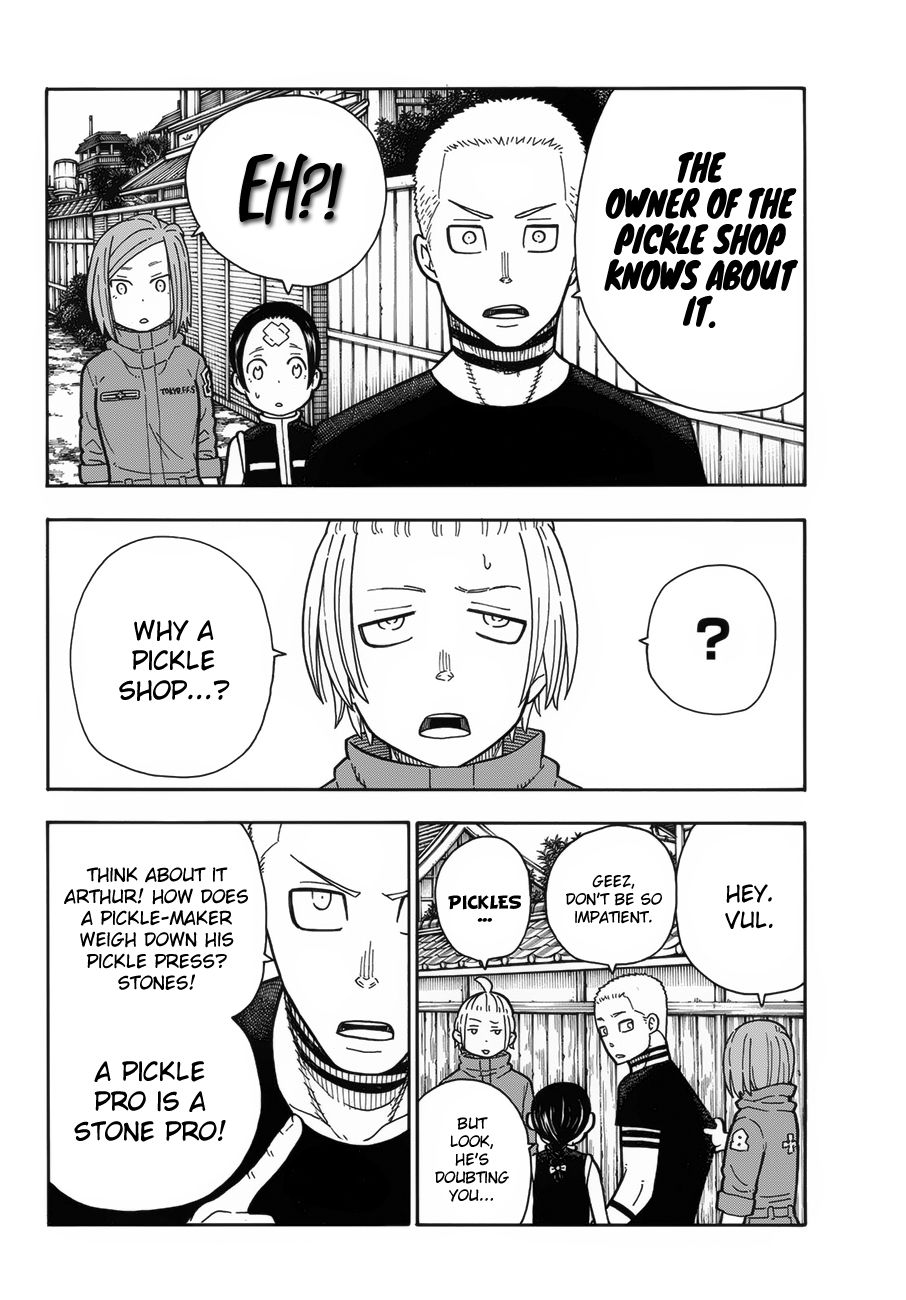 Enen no Shouboutai Chapter 202 page 10 - Chapter 202: The Knight King's Great Adventure