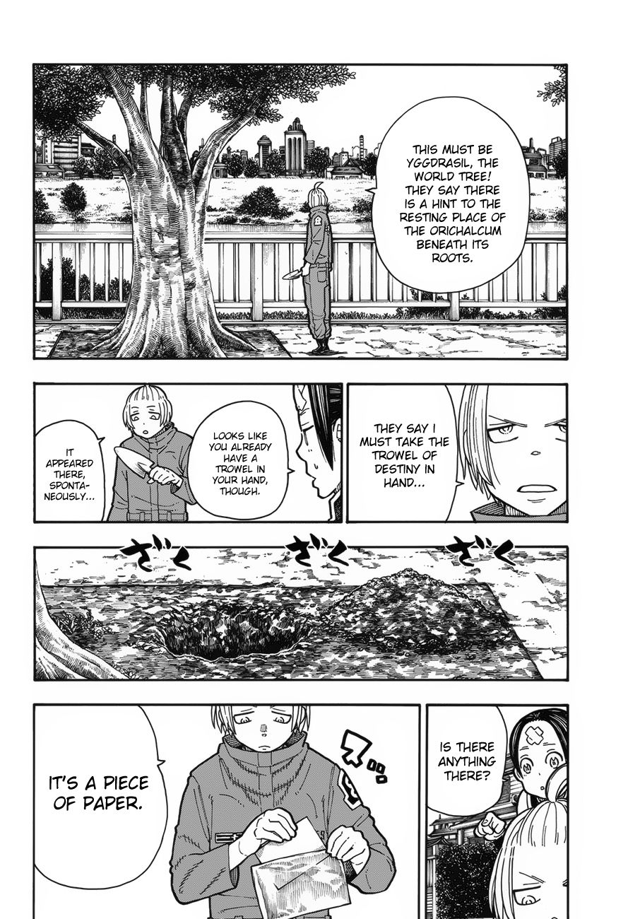 Enen no Shouboutai Chapter 202 page 18 - Chapter 202: The Knight King's Great Adventure