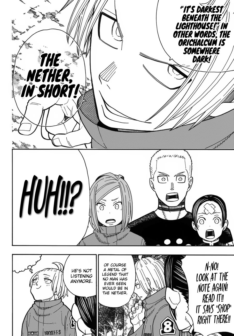 Enen no Shouboutai Chapter 202 page 20 - Chapter 202: The Knight King's Great Adventure