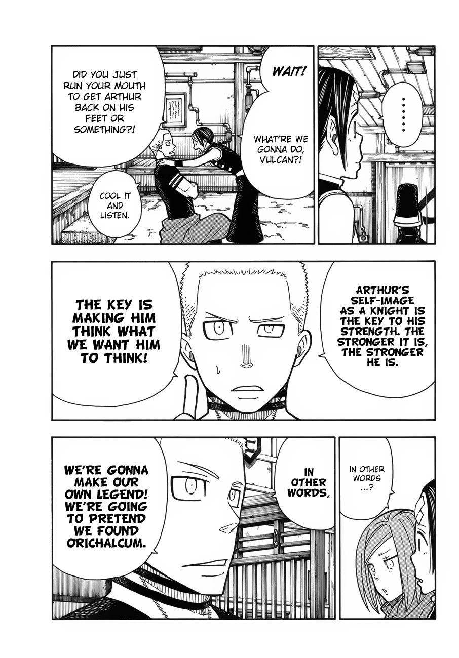 Enen no Shouboutai Chapter 202 page 5 - Chapter 202: The Knight King's Great Adventure