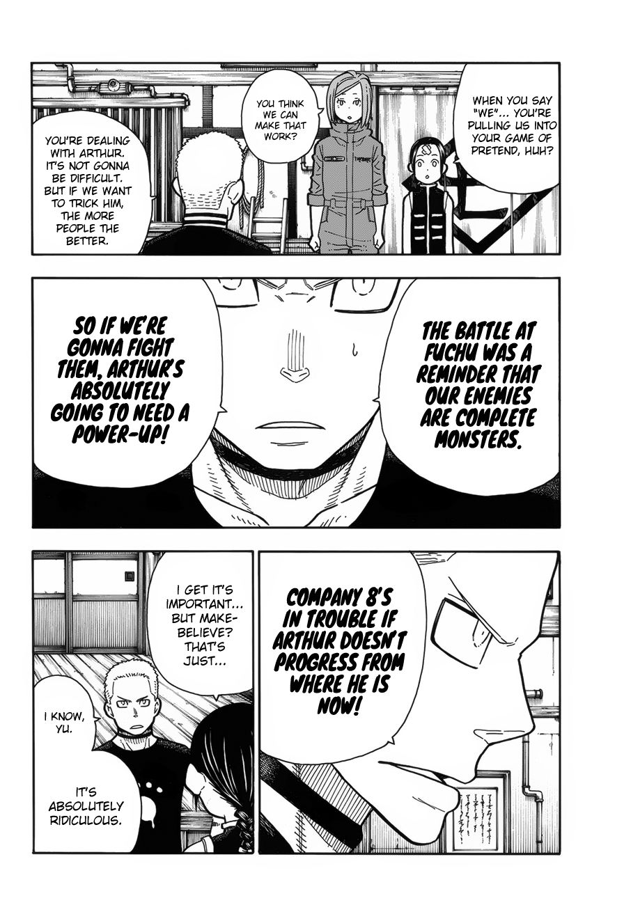 Enen no Shouboutai Chapter 202 page 6 - Chapter 202: The Knight King's Great Adventure