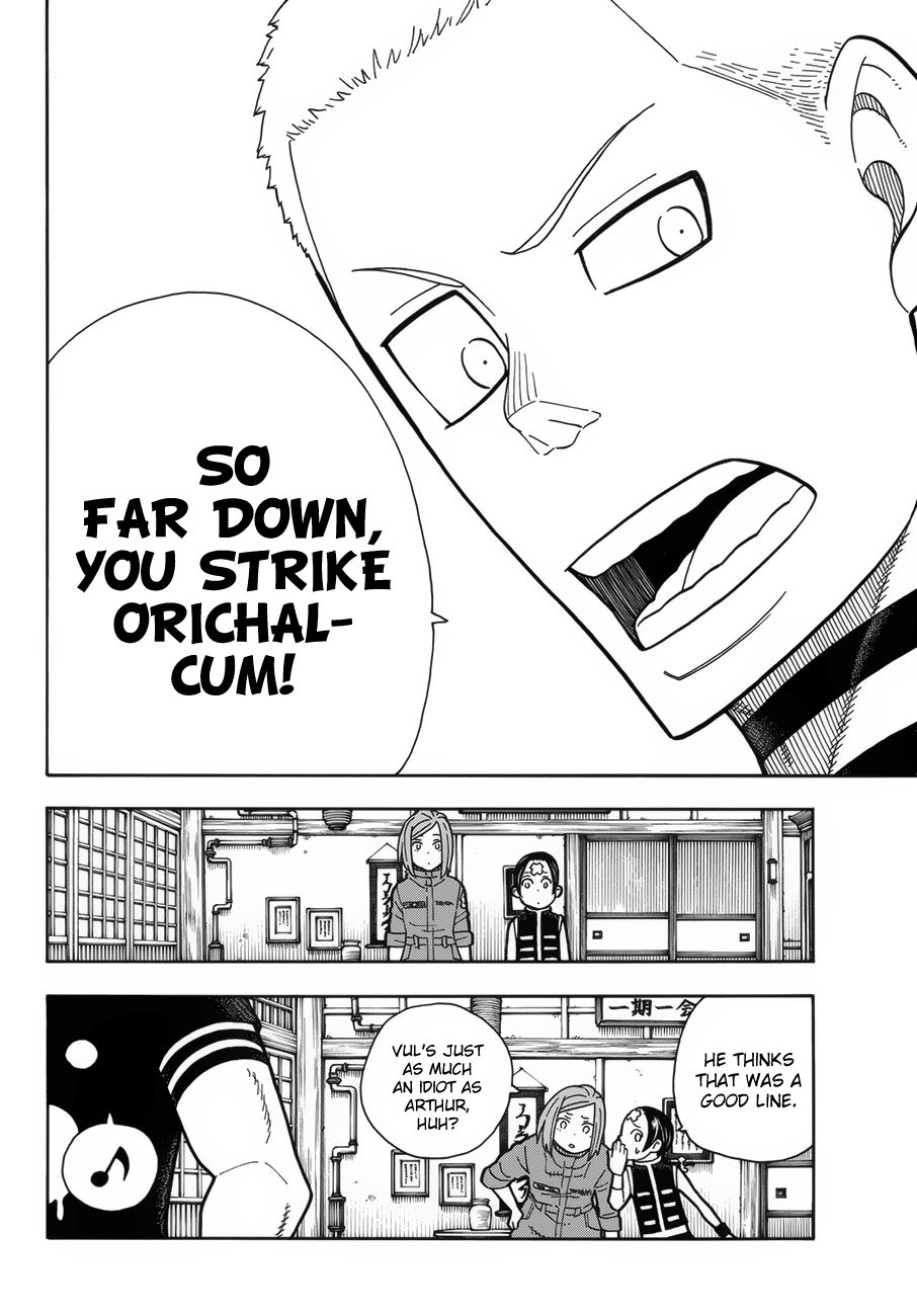 Enen no Shouboutai Chapter 202 page 8 - Chapter 202: The Knight King's Great Adventure