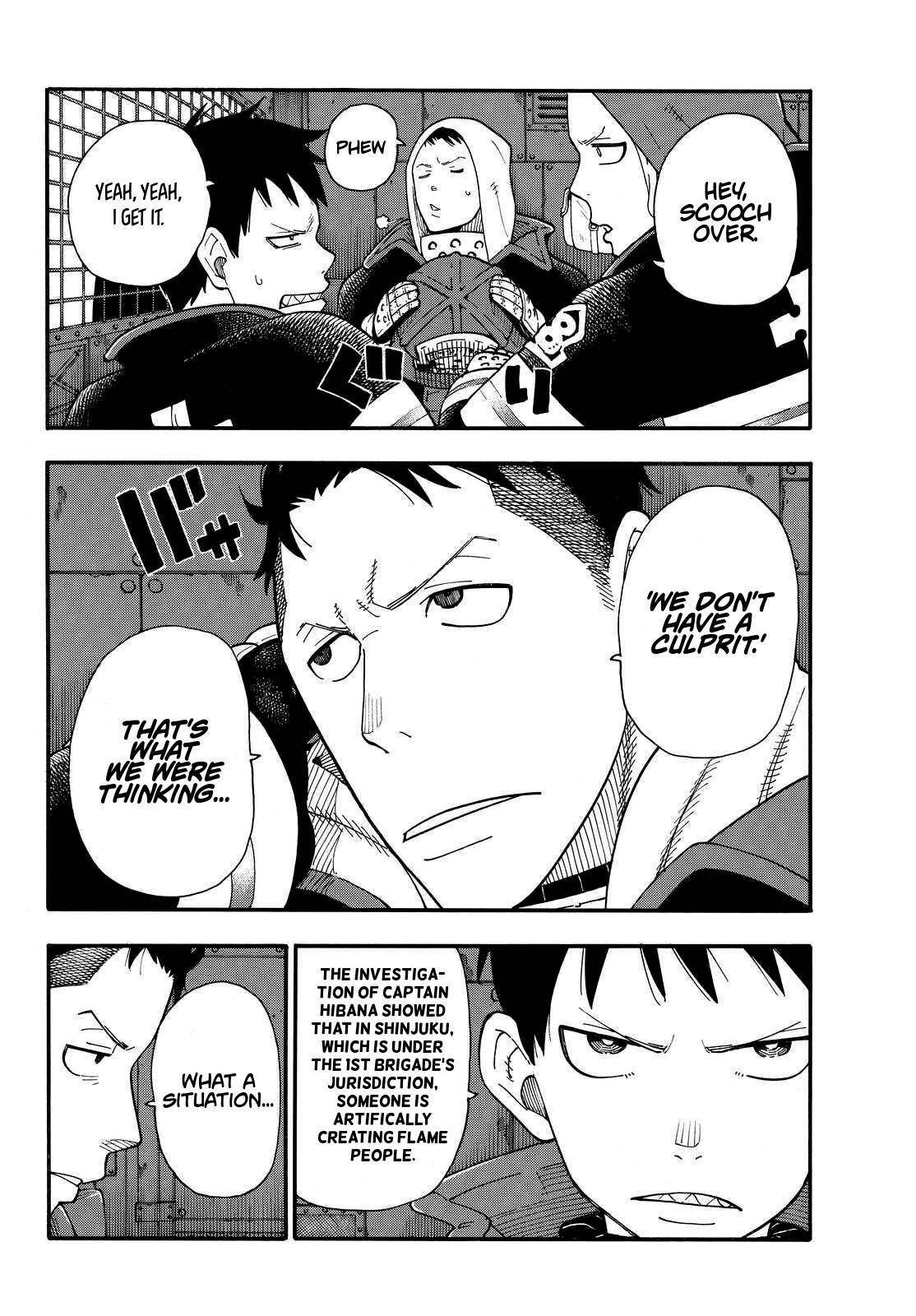 Enen no Shouboutai Chapter 21 page 6 - Chapter 21: The Investigation Begins