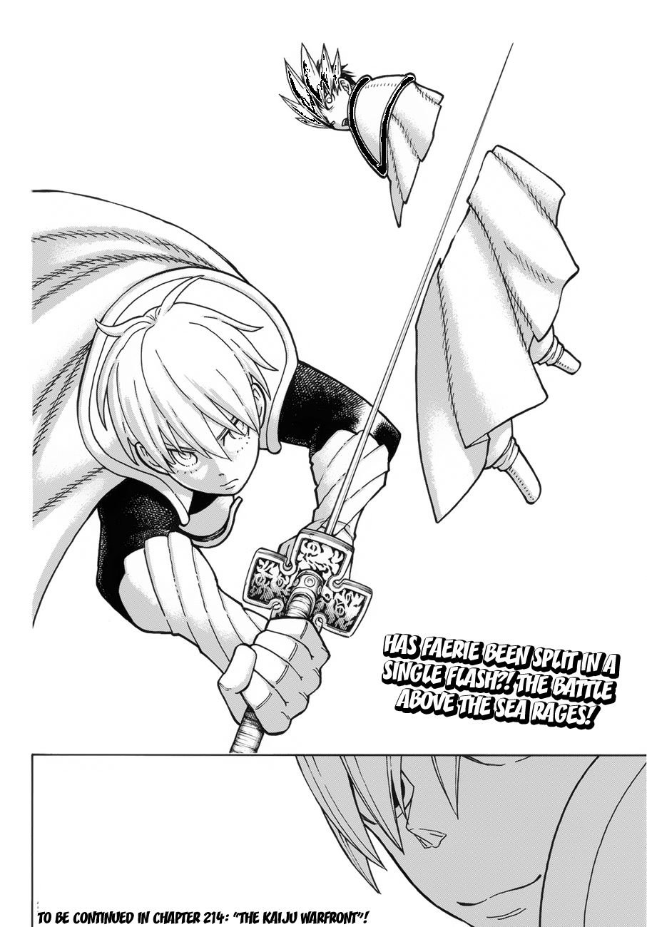 Enen no Shouboutai Chapter 213 page 21 - Chapter 213: An Aerial Struggle