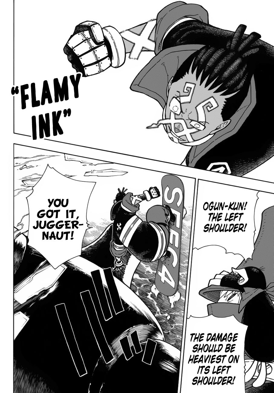 Enen no Shouboutai Chapter 214 page 12 - Chapter 214: The Kaiju Warfront