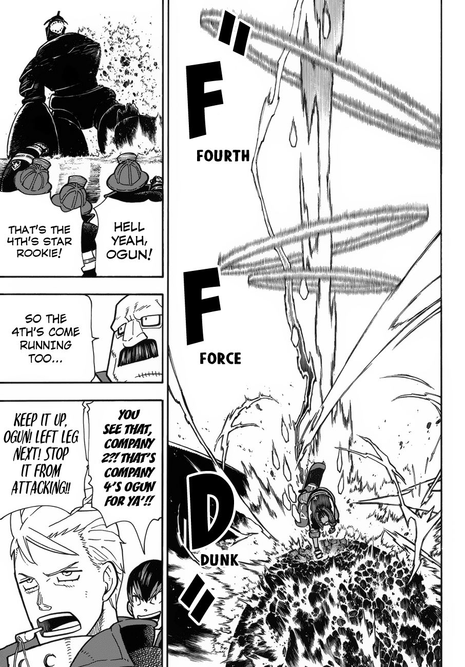 Enen no Shouboutai Chapter 214 page 13 - Chapter 214: The Kaiju Warfront