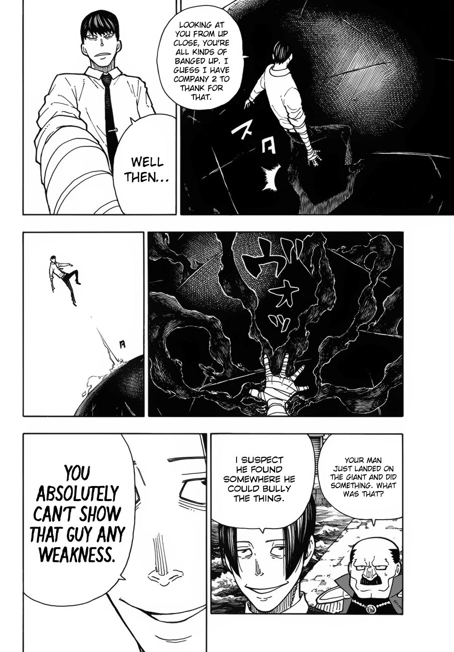 Enen no Shouboutai Chapter 214 page 14 - Chapter 214: The Kaiju Warfront