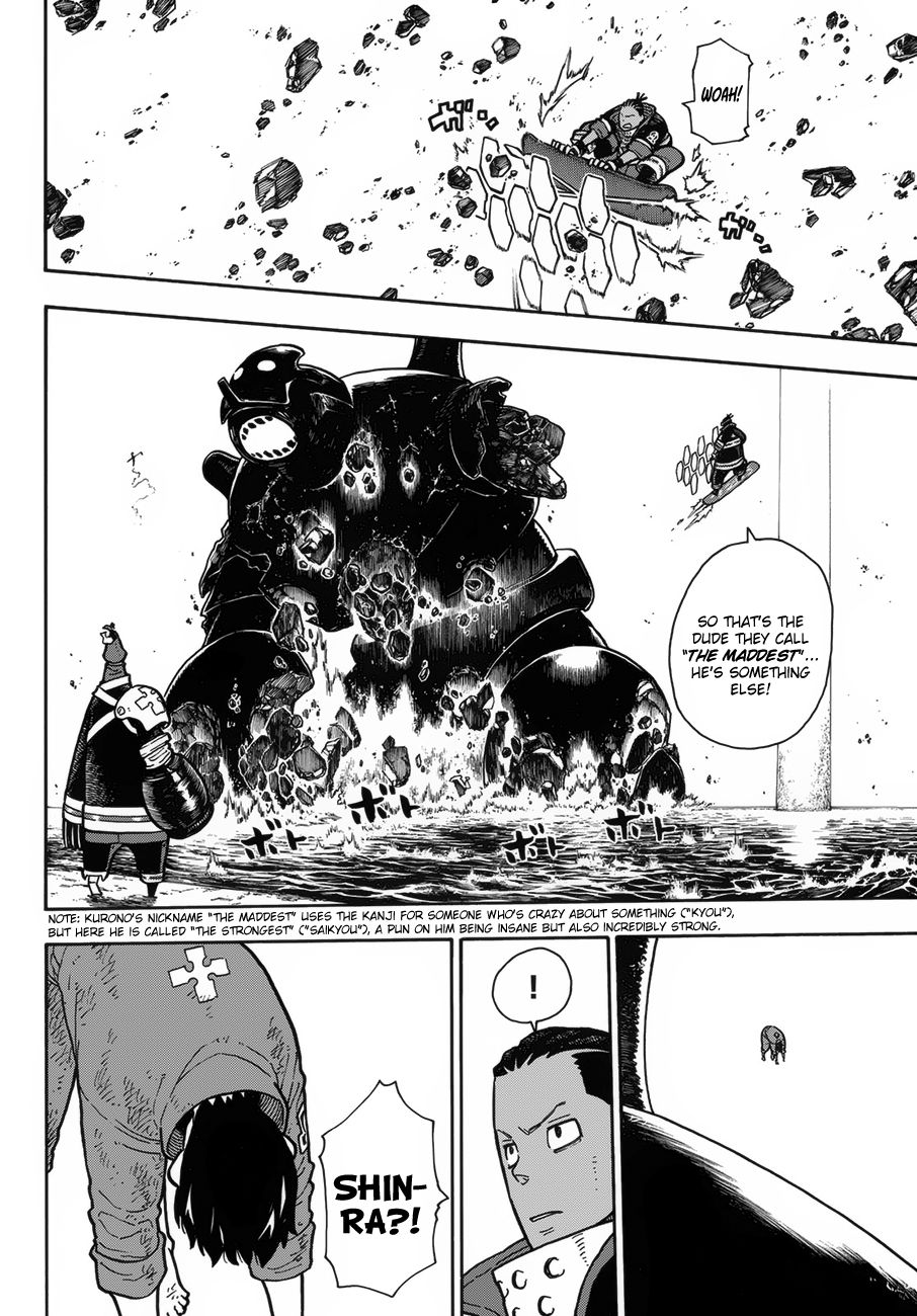 Enen no Shouboutai Chapter 214 page 16 - Chapter 214: The Kaiju Warfront