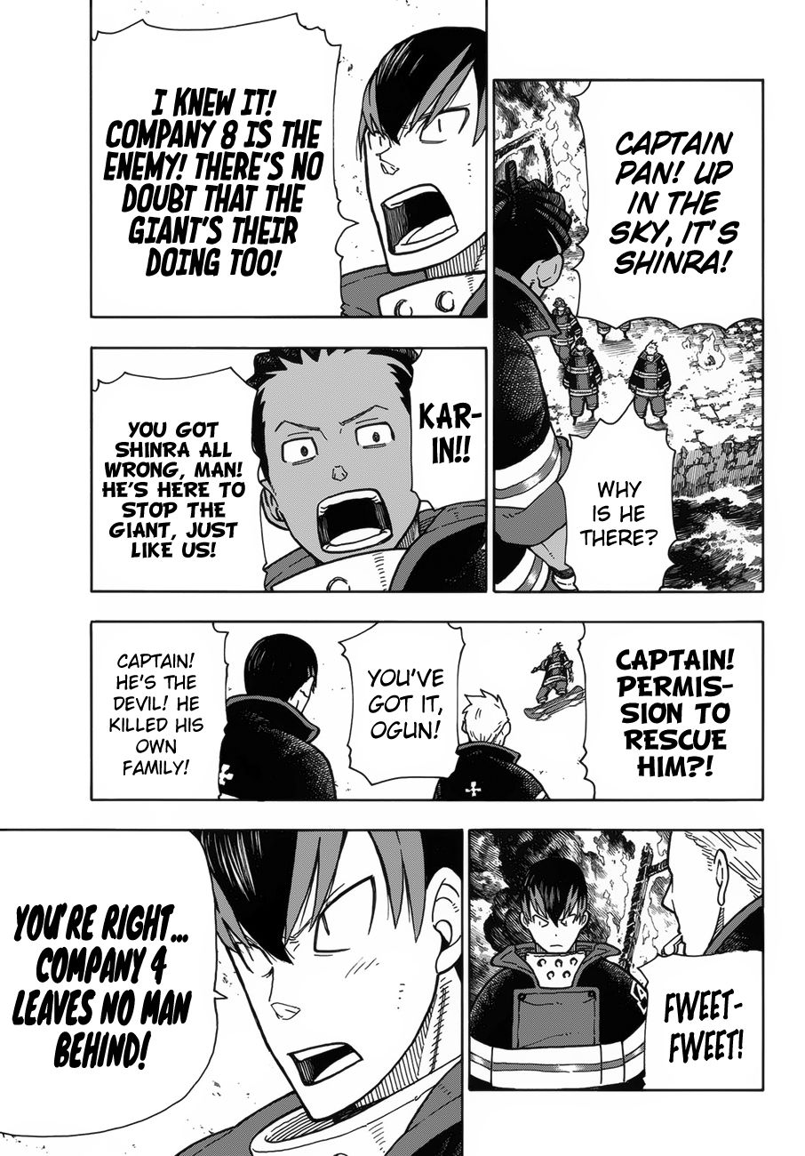 Enen no Shouboutai Chapter 214 page 17 - Chapter 214: The Kaiju Warfront