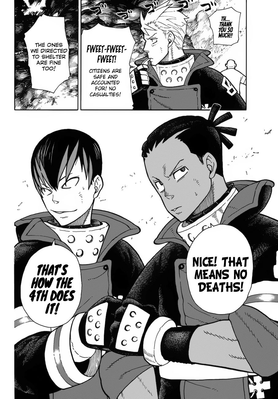 Enen no Shouboutai Chapter 214 page 8 - Chapter 214: The Kaiju Warfront