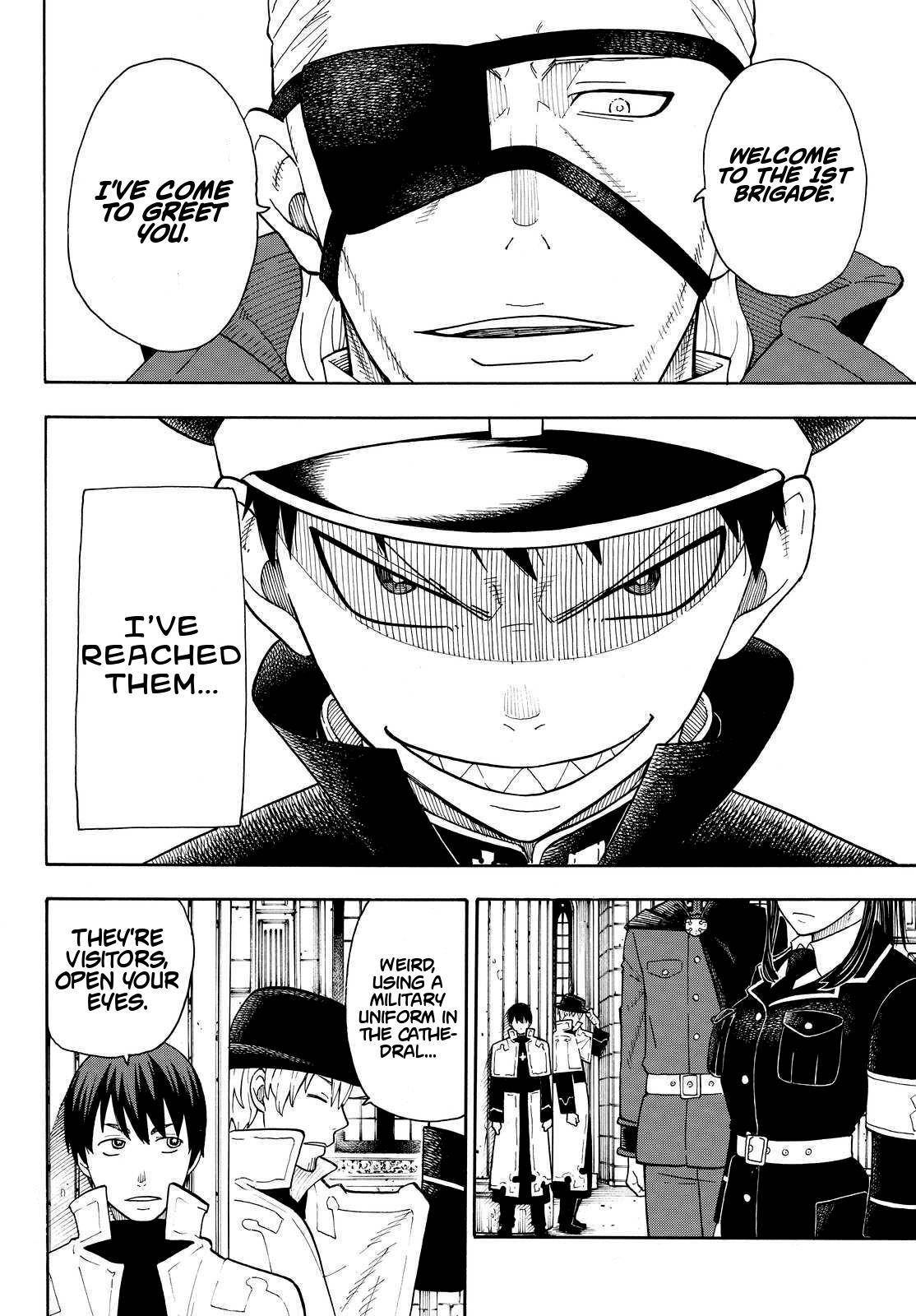 Enen no Shouboutai Chapter 22 page 14 - Chapter 22: The First Brigade Infiltration Plan