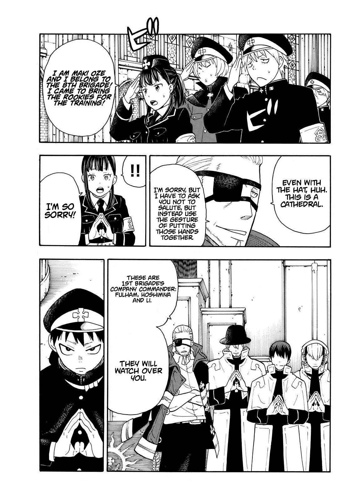 Enen no Shouboutai Chapter 22 page 15 - Chapter 22: The First Brigade Infiltration Plan
