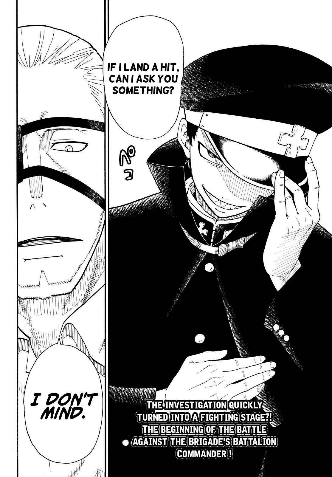 Enen no Shouboutai Chapter 22 page 18 - Chapter 22: The First Brigade Infiltration Plan