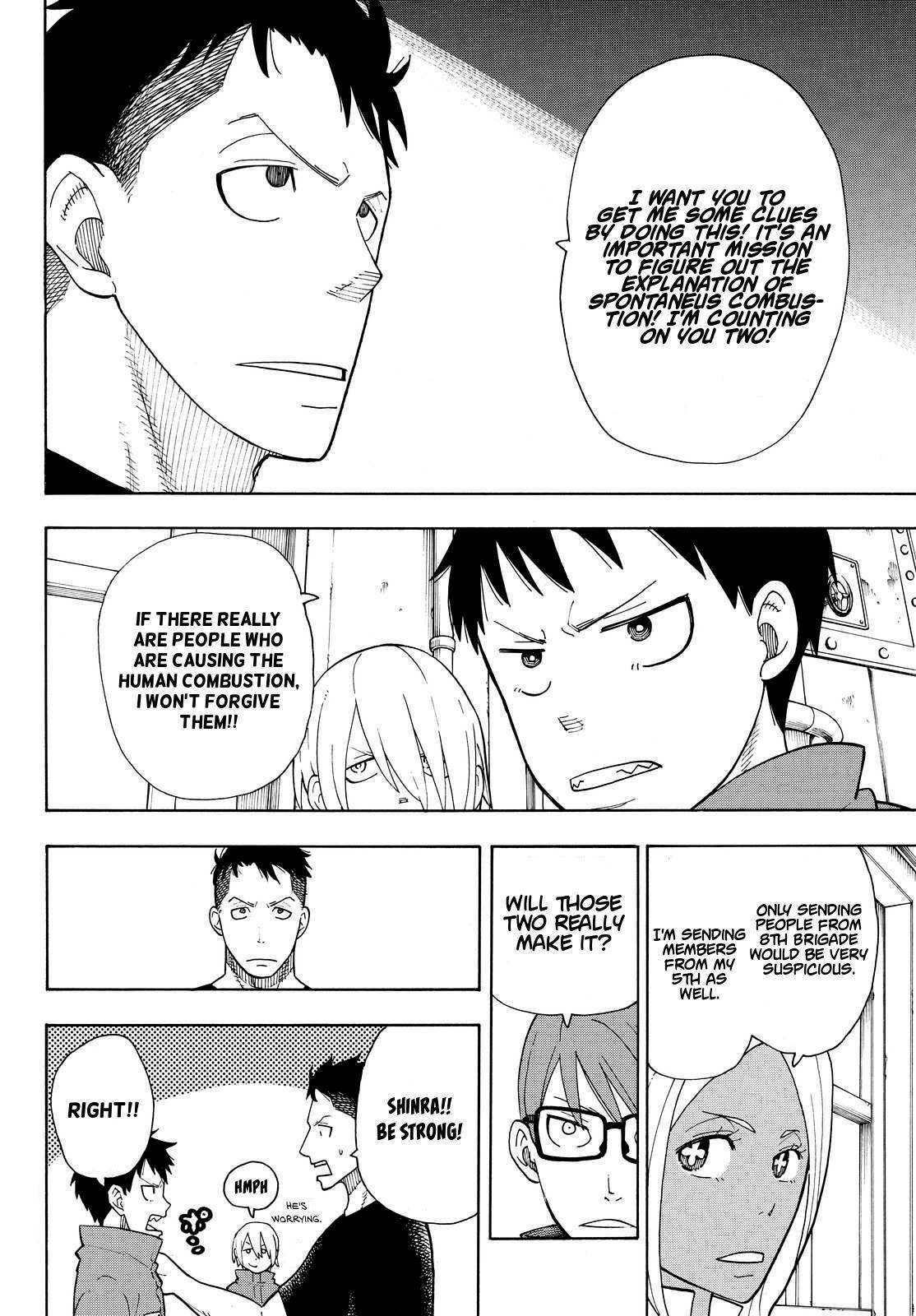Enen no Shouboutai Chapter 22 page 4 - Chapter 22: The First Brigade Infiltration Plan