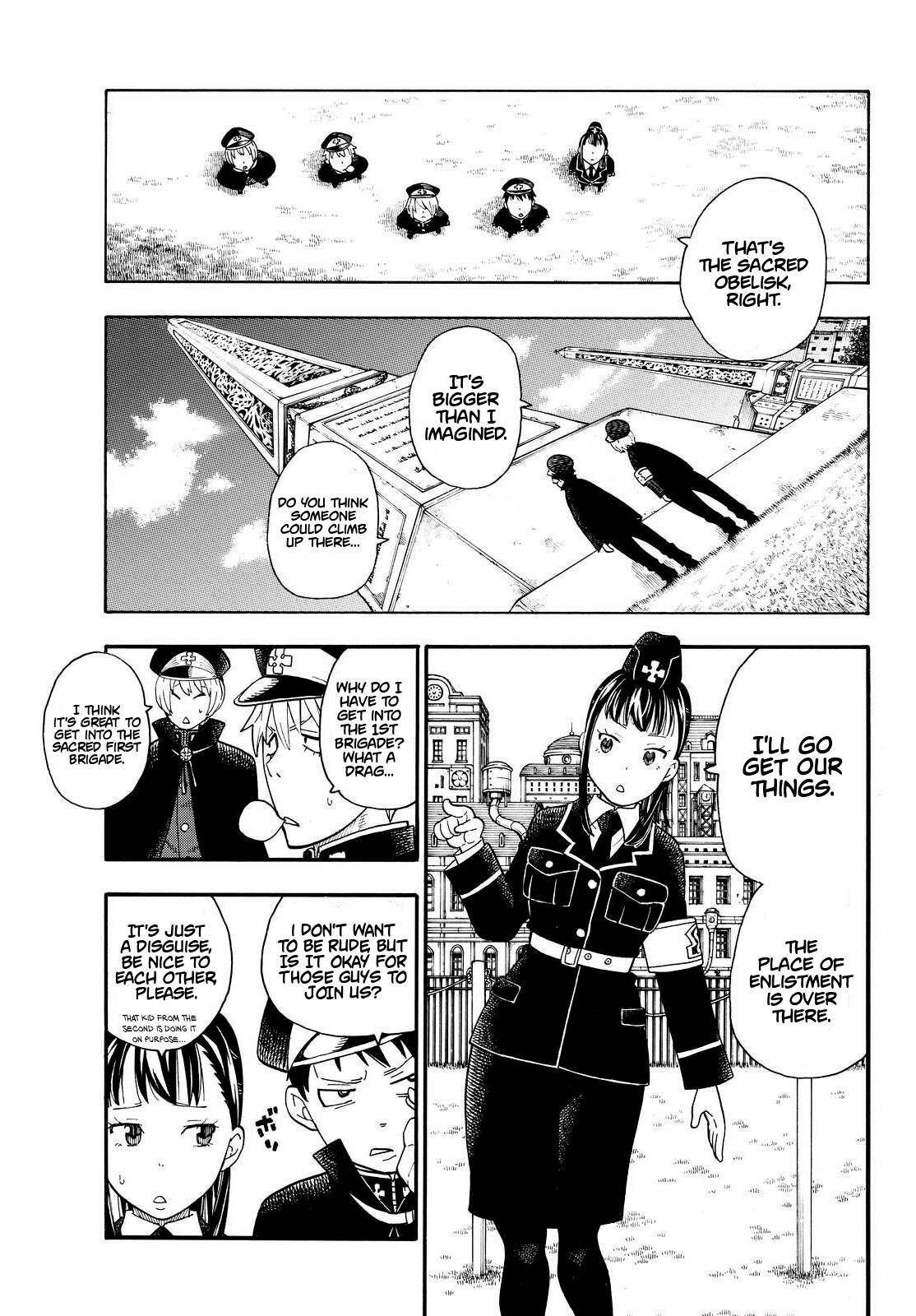 Enen no Shouboutai Chapter 22 page 9 - Chapter 22: The First Brigade Infiltration Plan