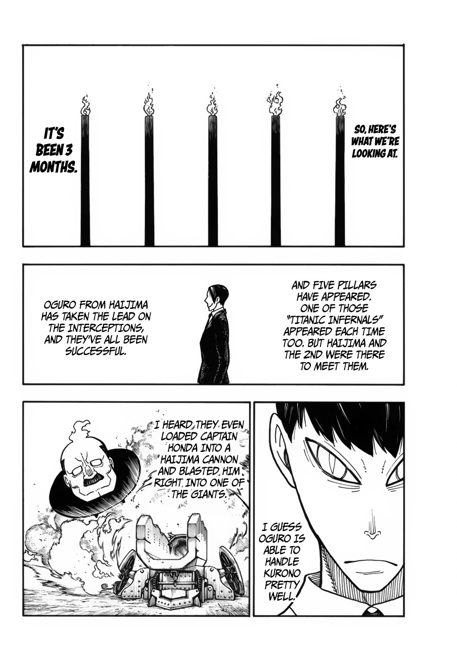 Enen no Shouboutai Chapter 220 page 11 - Chapter 220: The Father of Protonationalism