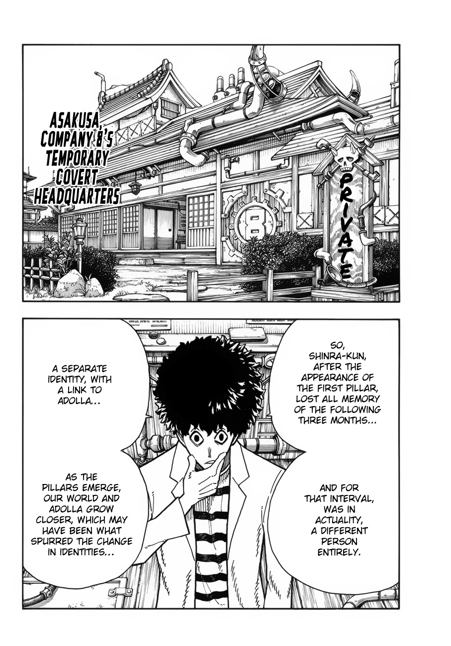 Enen no Shouboutai Chapter 220 page 3 - Chapter 220: The Father of Protonationalism