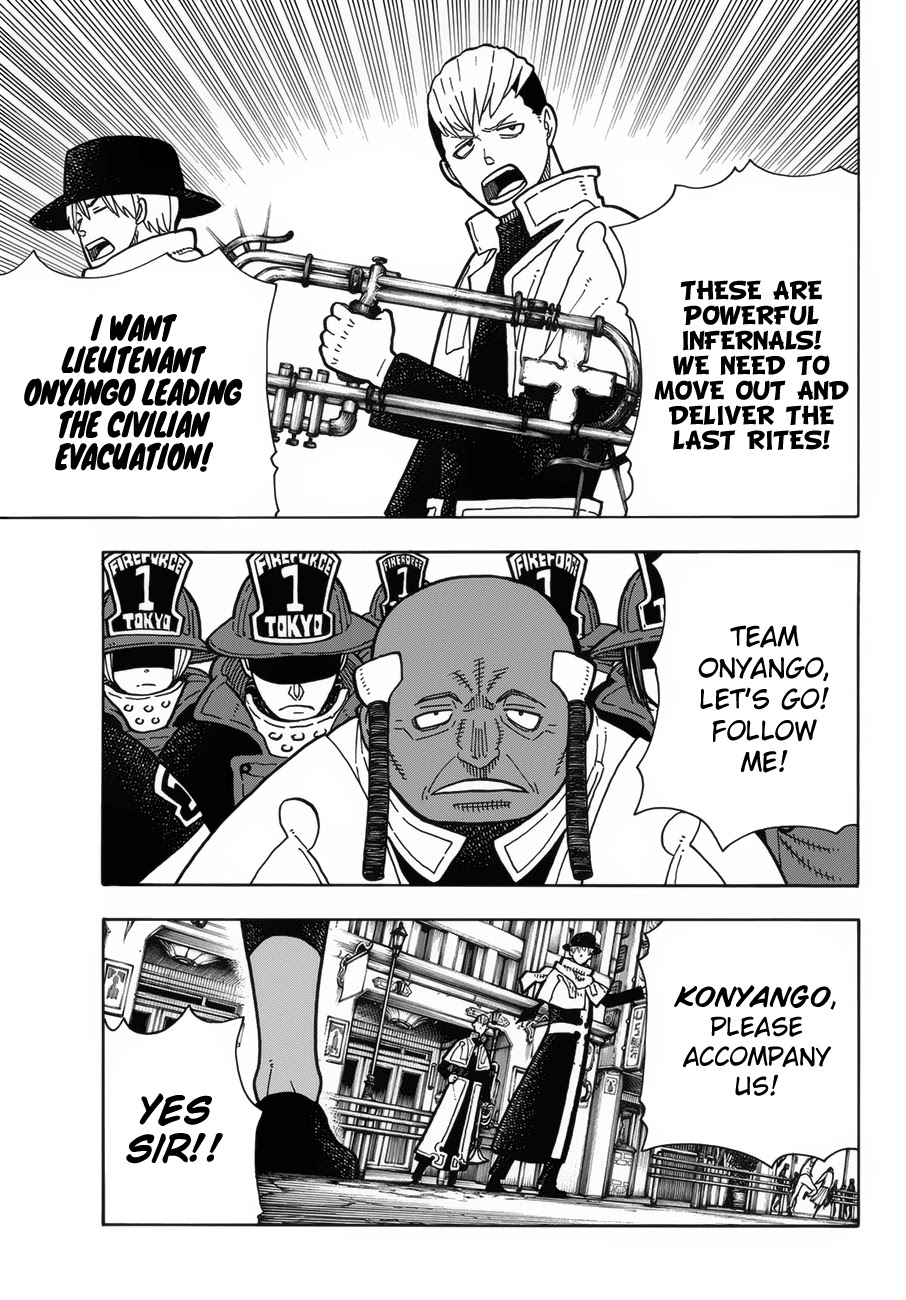 Enen no Shouboutai Chapter 222 page 10 - Chapter 222: The Return of Company 1