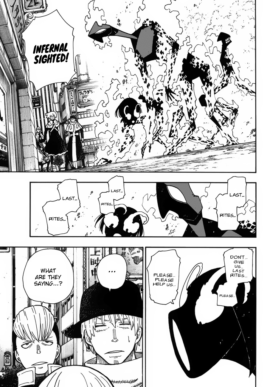 Enen no Shouboutai Chapter 222 page 12 - Chapter 222: The Return of Company 1