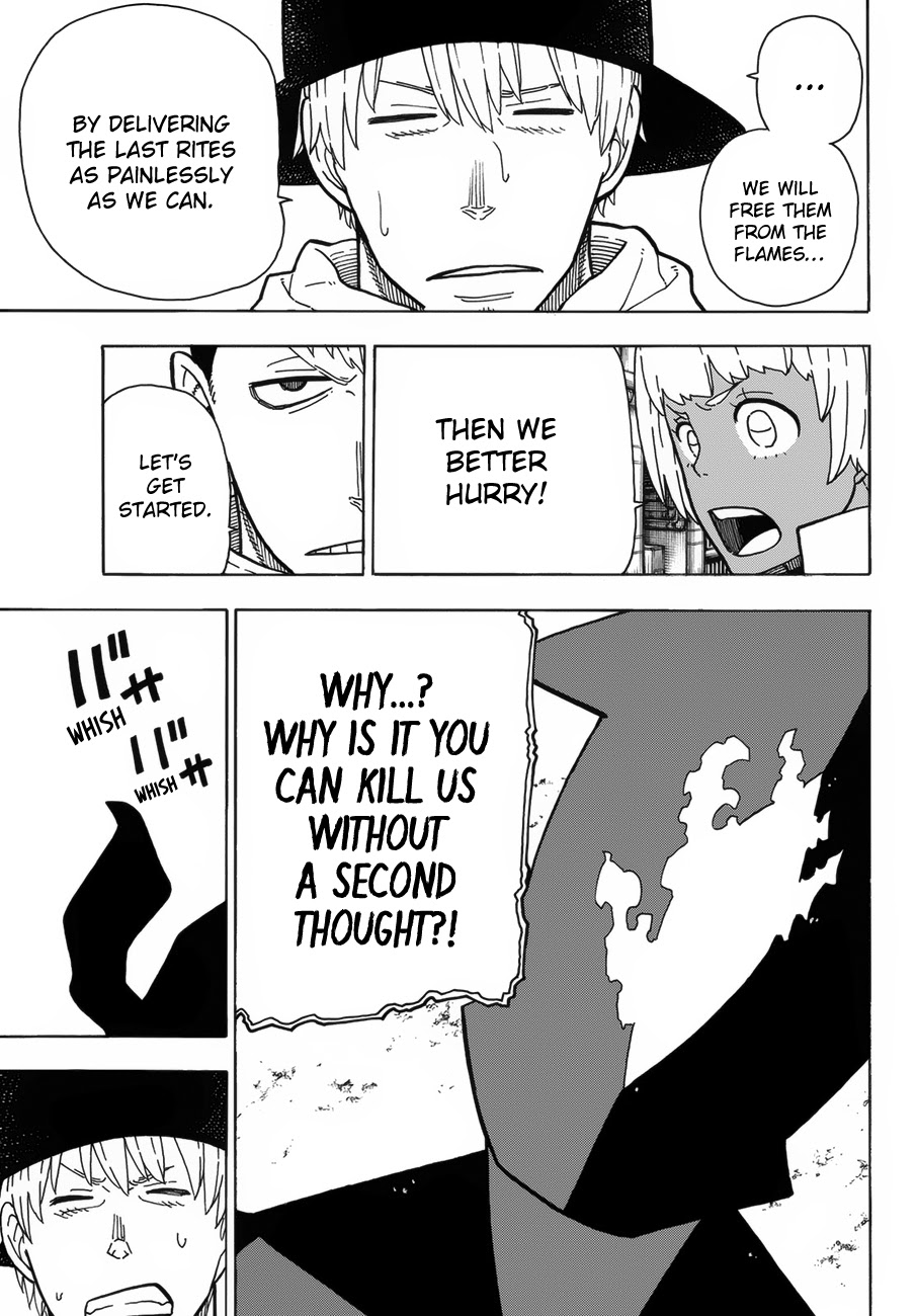 Enen no Shouboutai Chapter 222 page 18 - Chapter 222: The Return of Company 1