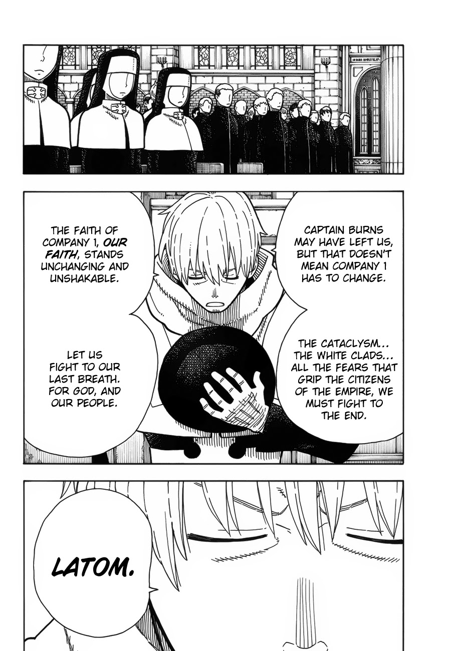 Enen no Shouboutai Chapter 222 page 5 - Chapter 222: The Return of Company 1