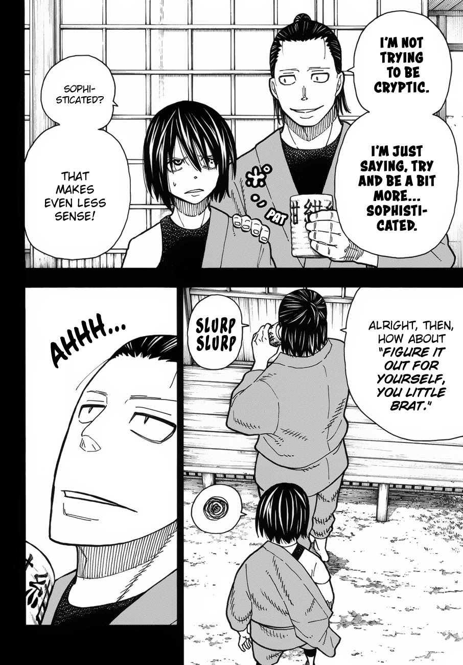 Enen no Shouboutai Chapter 225 page 18 - Chapter 225: Nascent Moonlight