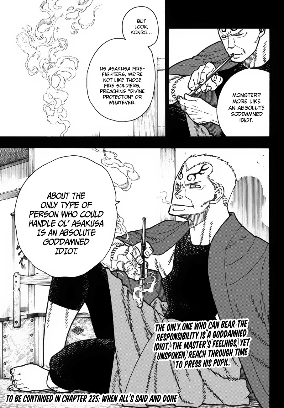 Enen no Shouboutai Chapter 225 page 21 - Chapter 225: Nascent Moonlight