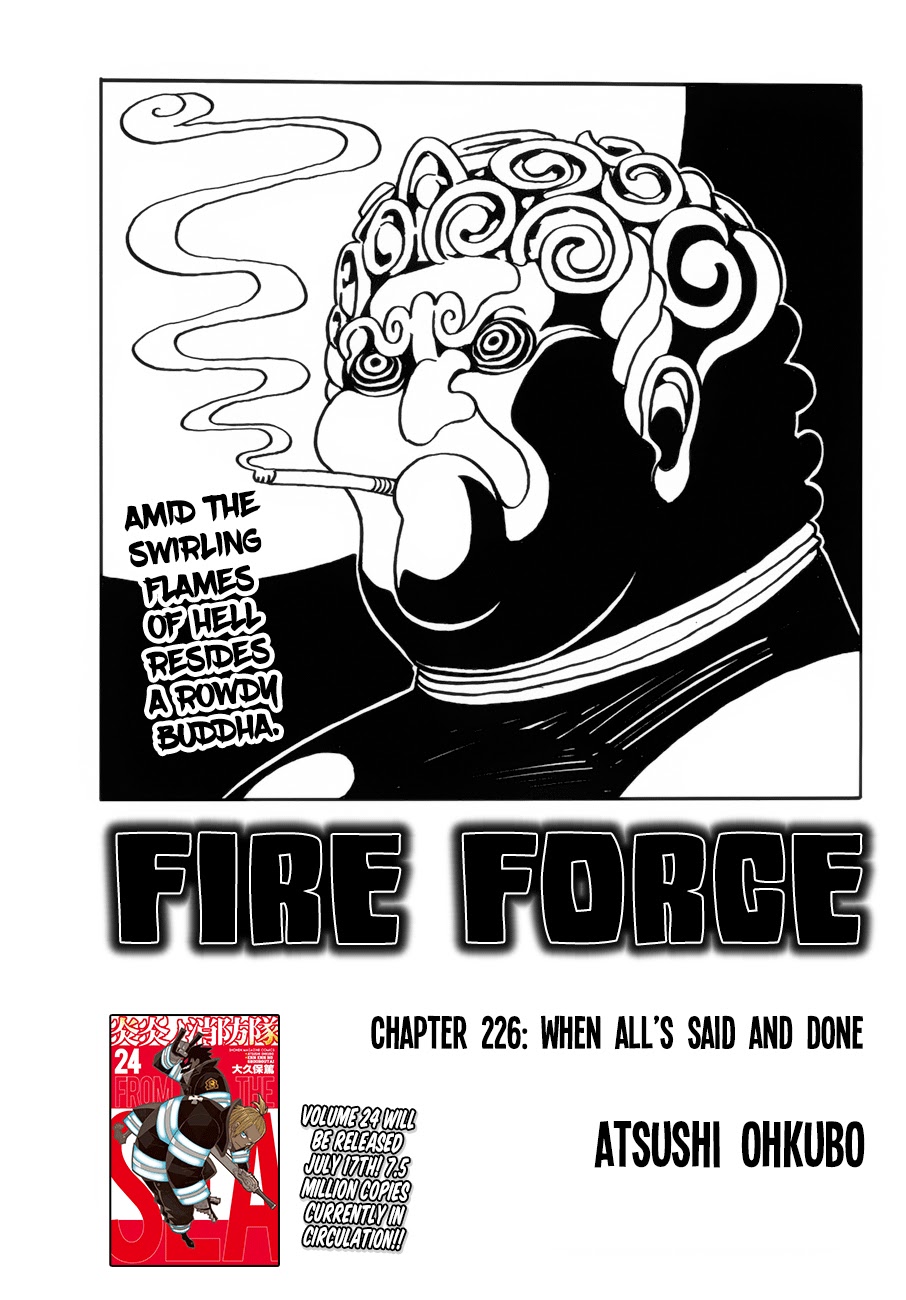 Enen no Shouboutai Chapter 226 page 1 - Chapter 226: When All's Said and Done