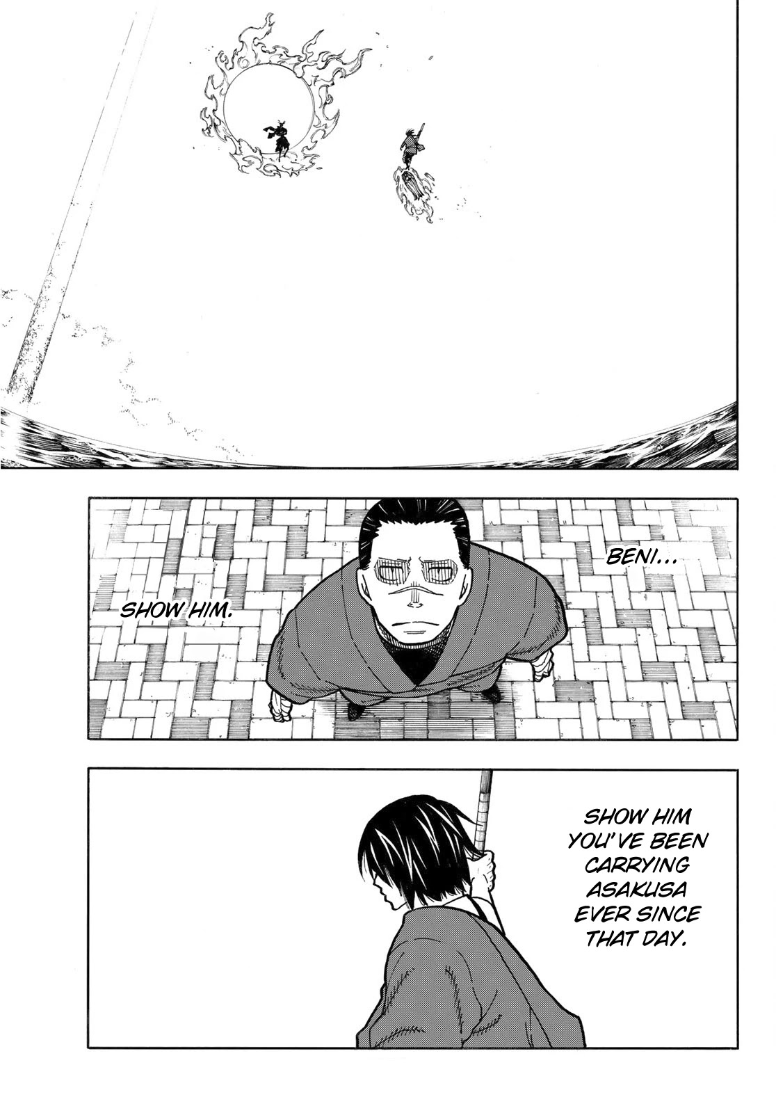Enen no Shouboutai Chapter 227 page 10 - Chapter 227: Regret