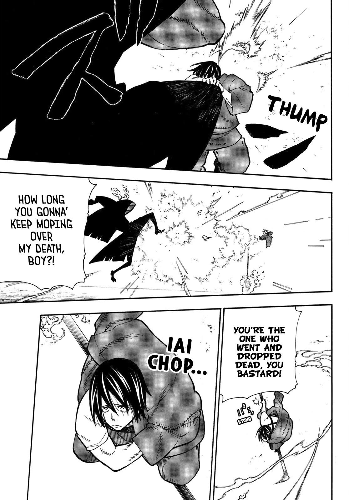Enen no Shouboutai Chapter 227 page 12 - Chapter 227: Regret