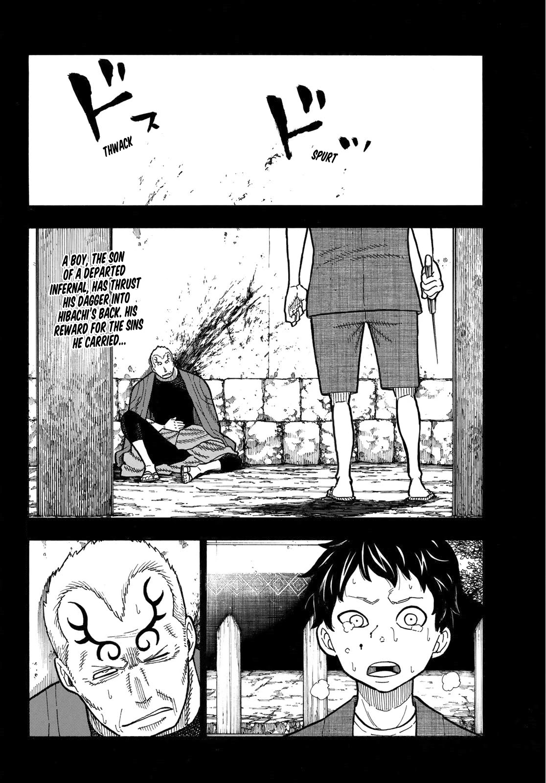 Enen no Shouboutai Chapter 227 page 3 - Chapter 227: Regret