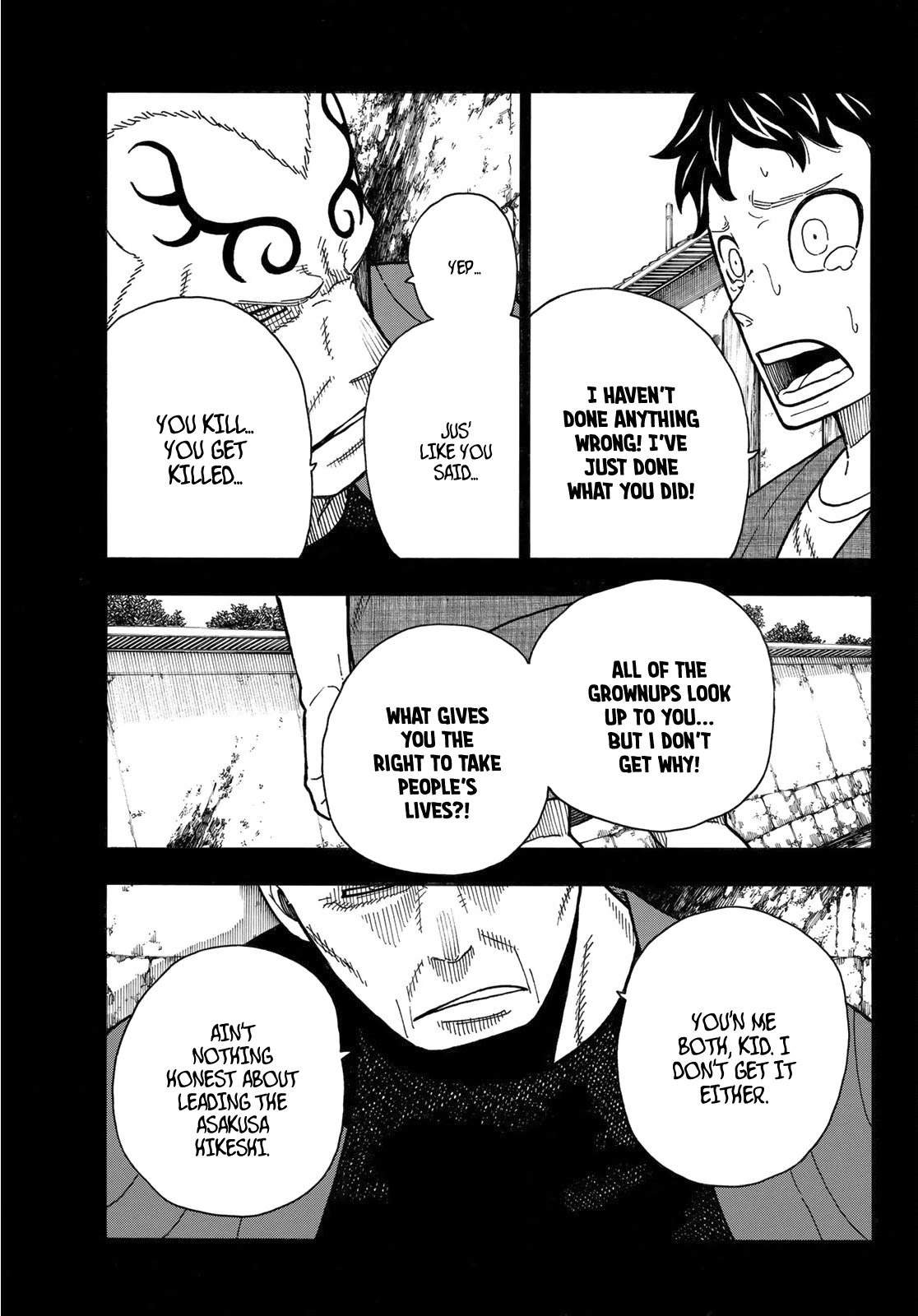 Enen no Shouboutai Chapter 227 page 4 - Chapter 227: Regret