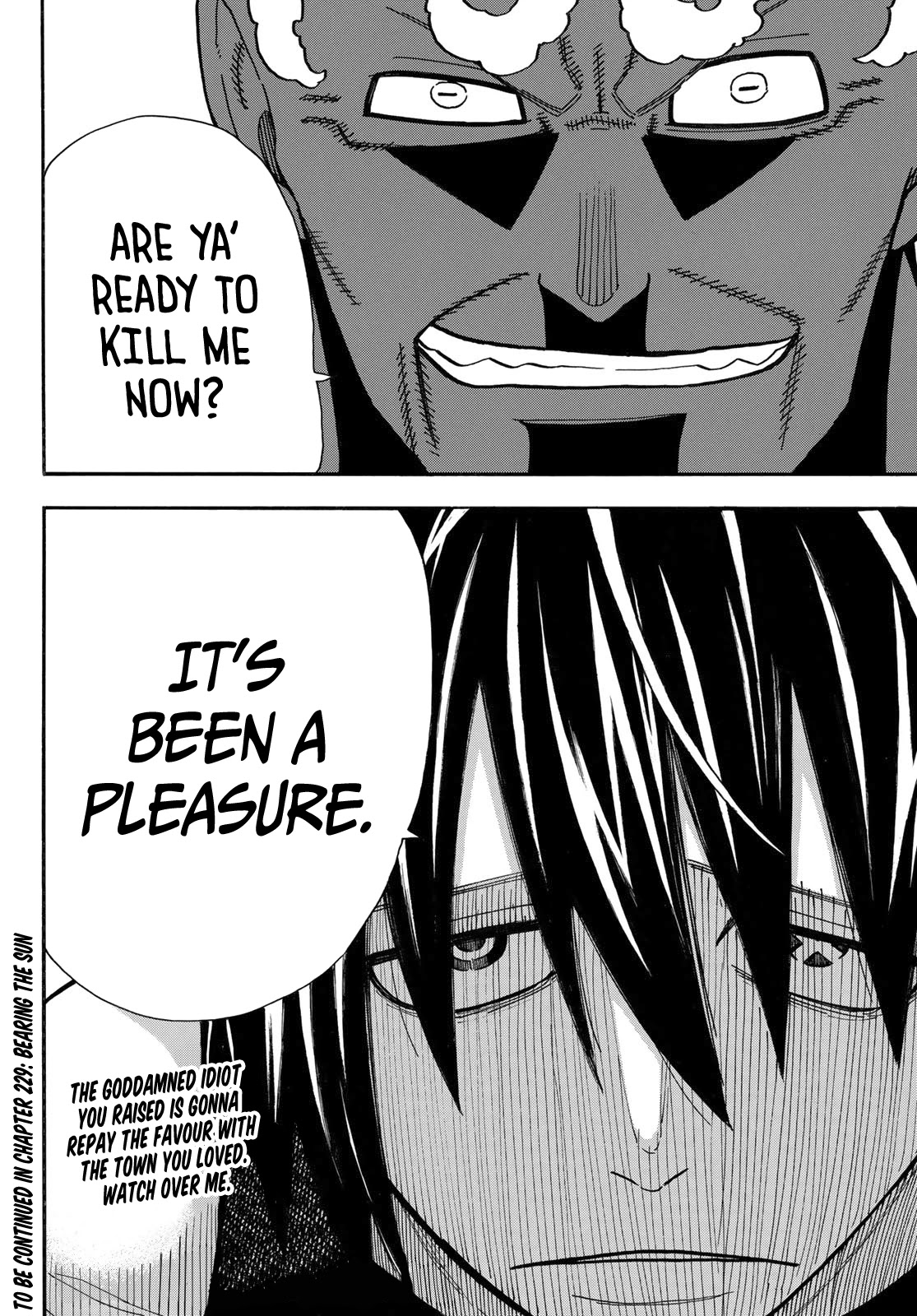 Enen no Shouboutai Chapter 228 page 20 - Chapter 228: A Parting Gift