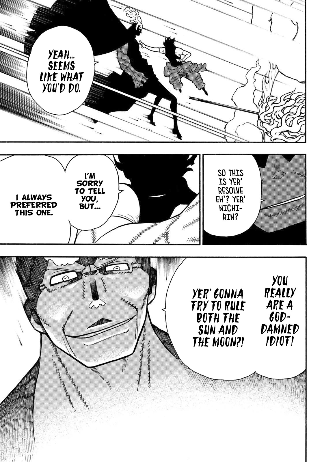 Enen no Shouboutai Chapter 229 page 12 - Chapter 229: Bearing the Sun