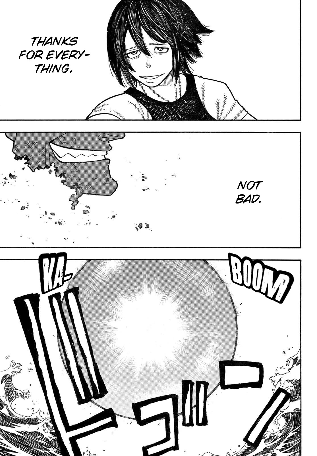 Enen no Shouboutai Chapter 229 page 15 - Chapter 229: Bearing the Sun