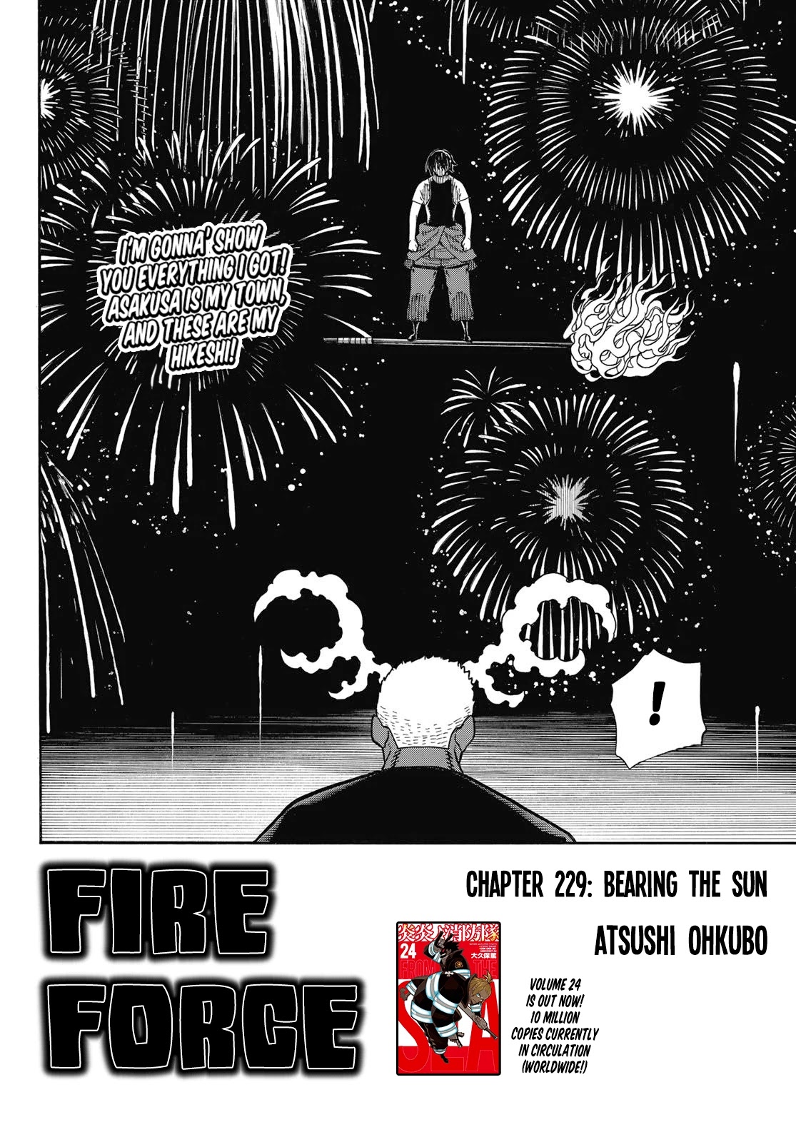 Enen no Shouboutai Chapter 229 page 3 - Chapter 229: Bearing the Sun