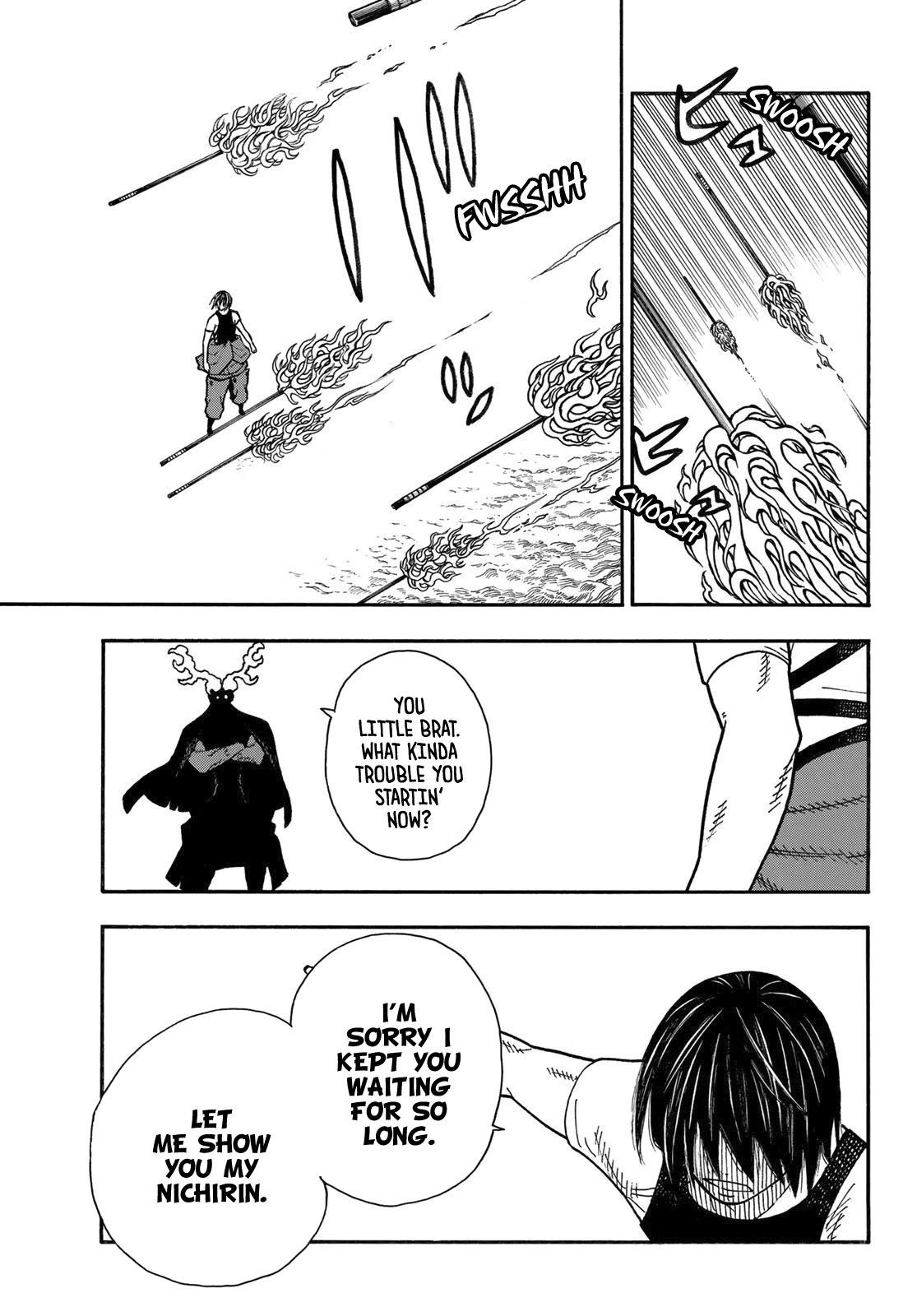 Enen no Shouboutai Chapter 229 page 6 - Chapter 229: Bearing the Sun