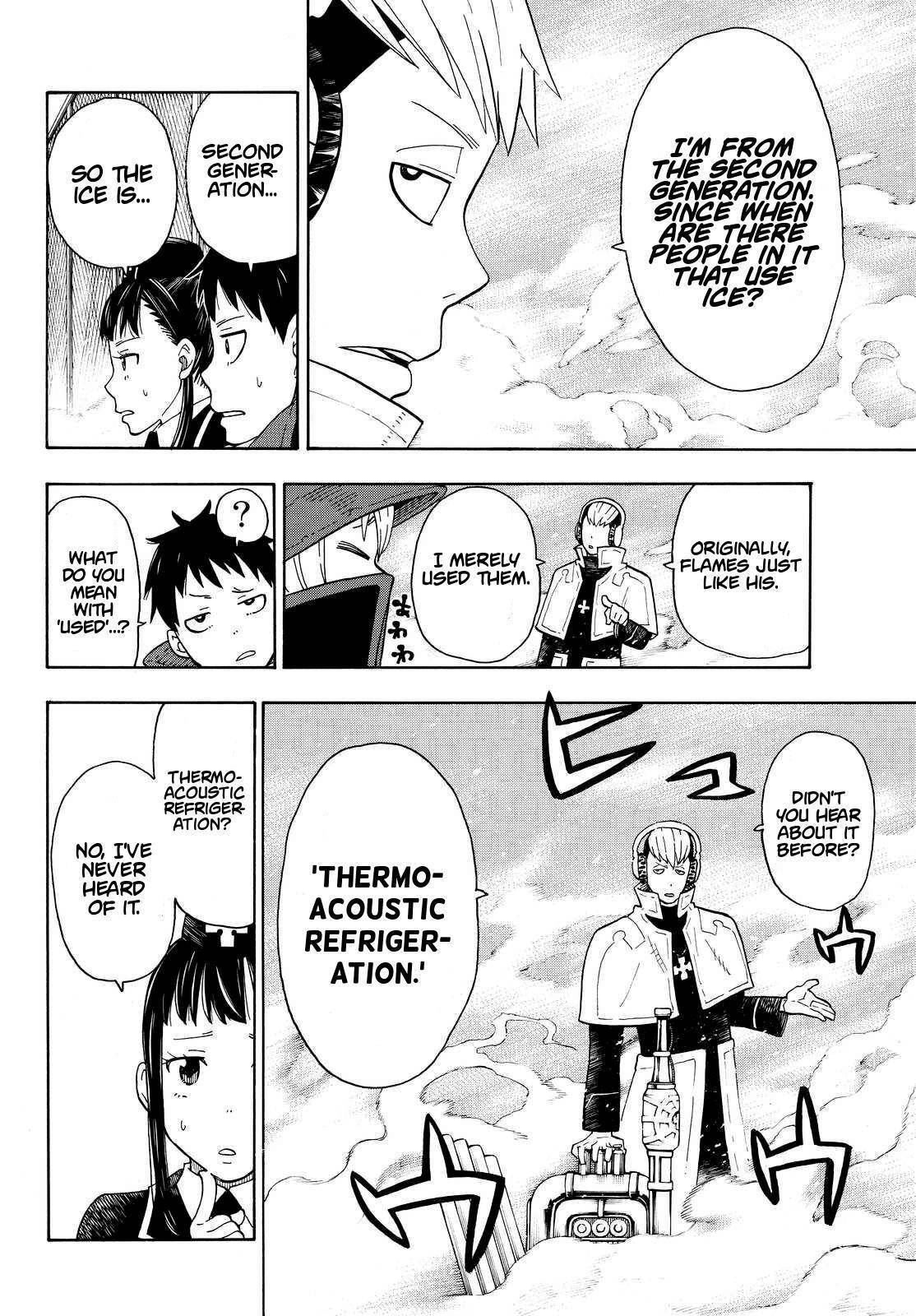 Enen no Shouboutai Chapter 23 page 14 - Chapter 23: The First Brigade's Abilities