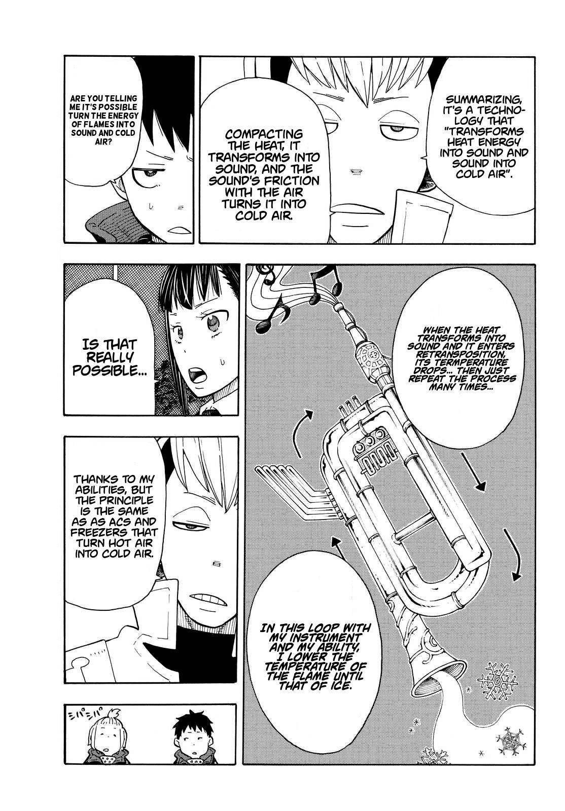 Enen no Shouboutai Chapter 23 page 15 - Chapter 23: The First Brigade's Abilities