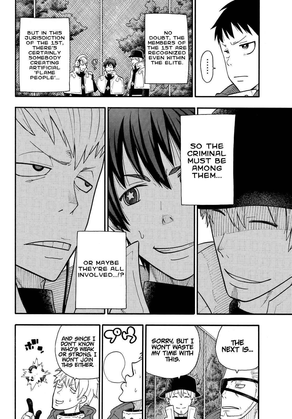Enen no Shouboutai Chapter 23 page 16 - Chapter 23: The First Brigade's Abilities