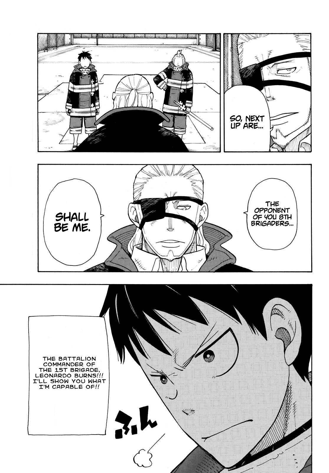 Enen no Shouboutai Chapter 23 page 17 - Chapter 23: The First Brigade's Abilities