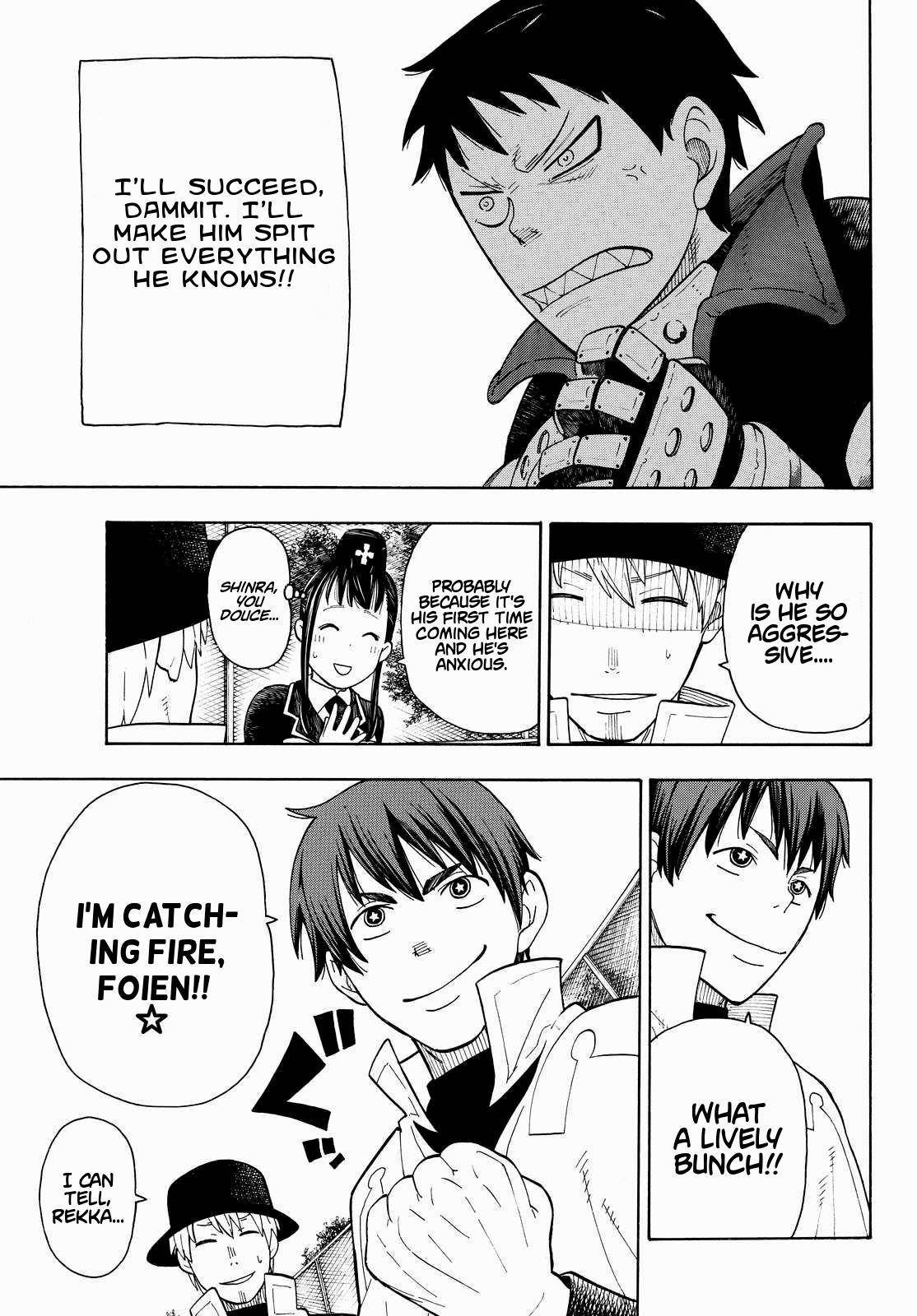 Enen no Shouboutai Chapter 23 page 3 - Chapter 23: The First Brigade's Abilities