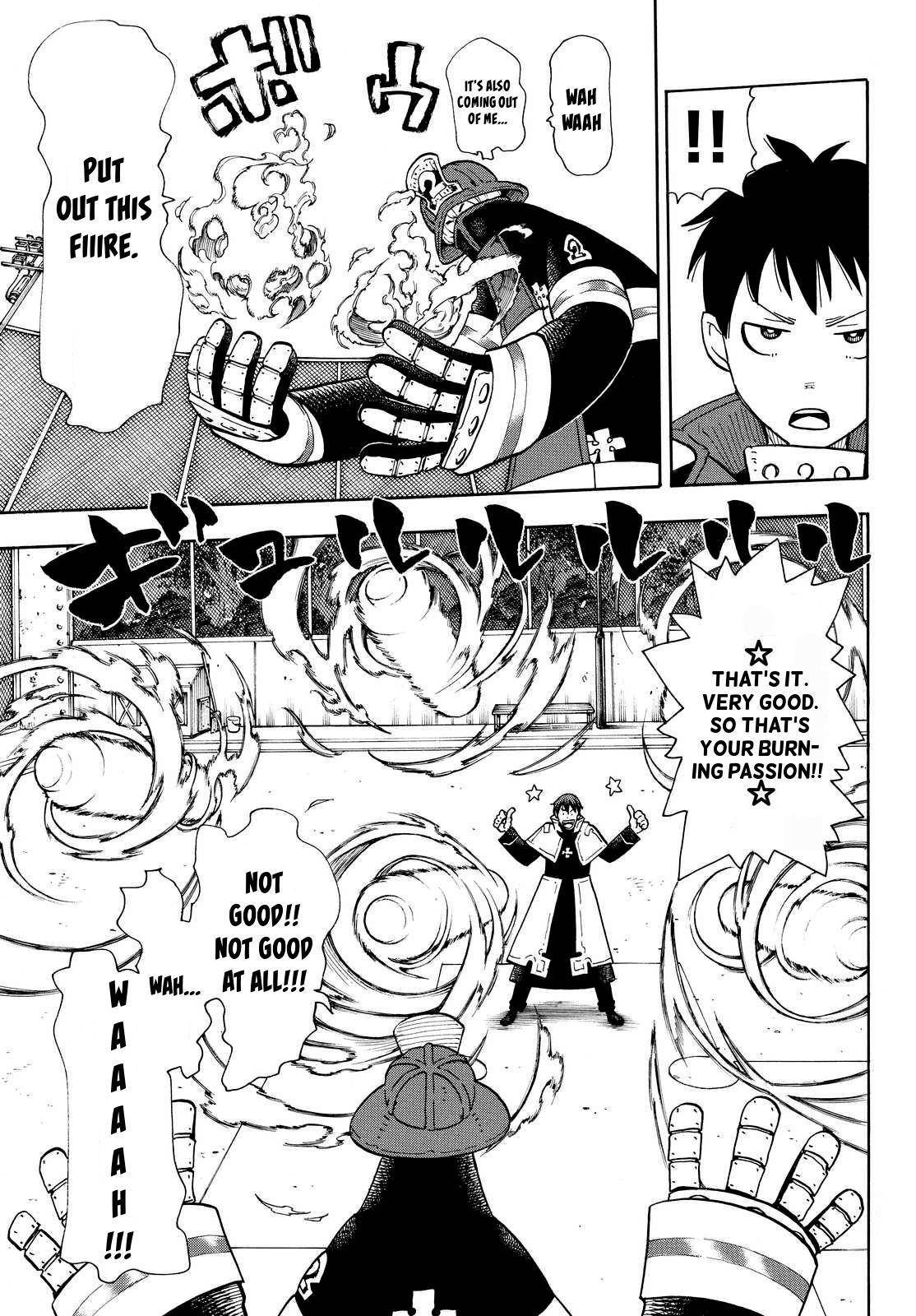 Enen no Shouboutai Chapter 23 page 7 - Chapter 23: The First Brigade's Abilities